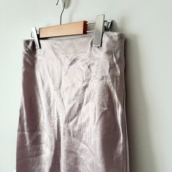 Aritzia Babaton Slip Mini Skirt Munroe Mauve Size 10 - Picture 4 of 8